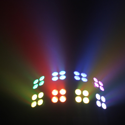 8 블라인더 DMX DJ 디스코 파티 라이트 선명한 빔 효과 LED 스테이지 효과 라이트 KTV 댄스 파티
