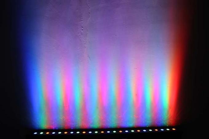 24PCS RGB 발광다이오드 픽셀 벽에 설치하는 세척기는 화소 바 빛 (3)를 이끌었습니다.직무 수행 기준