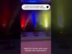 작은 이동 헤드 라이트 소리 제어 효과 디스플레이