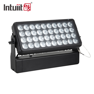 야외 40*10W RGBW LED 시티 컬러 라이트 빔 워시 스트로브 효과 방수 벽 세척 홍수 조명 IP65 DMX512 제어 모드