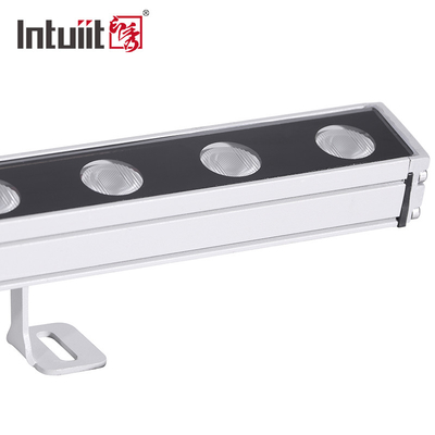 24W DMX512는 직선 벽 세탁기 빛에게 0.3M 0.5M 1M 40' 빔 각을 보내게 했습니다