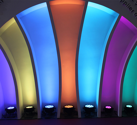미니 방수 4pcs RGB 3In1 LED PAR 라이트 파티 디스코 클럽