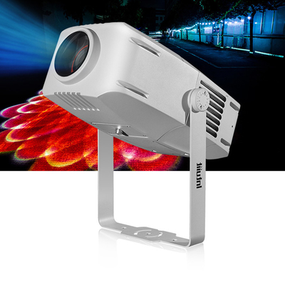 야외 고보 프로젝터 400w 광고 프로젝터 회전 LED 방수 IP65 로고 고보 프로젝터 라이트