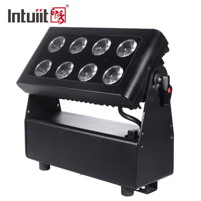 IP65 8x15w 4in1 LED 도시 색상 야외 세탁기 배터리 테마 파크 홍수 조명