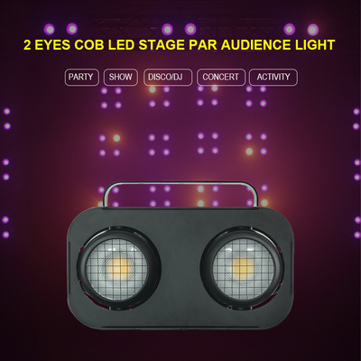 2 눈 2*90W Dmx512 컨트롤 스플라이싱 코브 시청자 블라인더 효과 스테이지 라이트