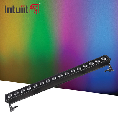 16 * 5w LED 픽셀 바 4 in 1 COB LED 벽 세탁기 빛 RGBW LED 개별 제어 세탁 바
