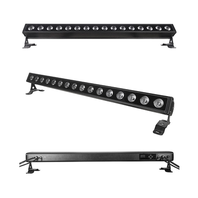 DMX512 RGBW LED 선형 벽 세척기 빛 건축 및 정면 조명 16x5W 야외 방수 스테이지 램프