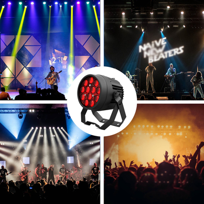 12x10W RGBW 4in1 LED Par Light 성능 및 조명 효과를위한 스테이지 조명