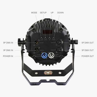 LED PAR 라이트 12x10W RGBW 소리 활성화 DMX512 제어 LED 줌 PAR 라이트