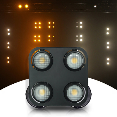 LED 블라인더 라이트 4x90W LED COB 무대 조명 앰버 및 따뜻한 흰색 LED 청중 블라인더 라이트 DJ 음악 바