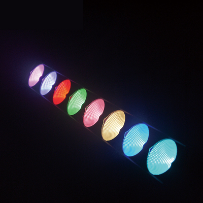 15W COB RGB 3in1 LED 스테이지 라이트 DMX 스테이지 라이트와 함께 나이트 클럽 스테이지 디스코 쇼를위한 벽 바 LED 라이트 디스코