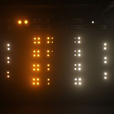 200W RGB 2IN1 DMX COB Par 2x100W 2 눈 LED 청중 블라인드 라이트 2 눈 따뜻한 시원 하얀 청중 코브 라이트 웨딩 바