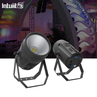 200W COB LED PAR 라이트 콜 화이트 4 in 1 스트로브 스테이지 라이트 DMX 제어 DJ 디스코 장비 스테이지 조명