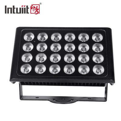 24PCS 160W 도시 컬러 라이트 RGBW 4in1 ip65 방수 높은 건물 세탁 LED 도시 컬러 스테이지 라이트