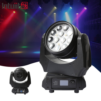 LED 세탁 패어 4In1 12X10W 줌 Rgbw LED 세탁 이동 헤드 라이트