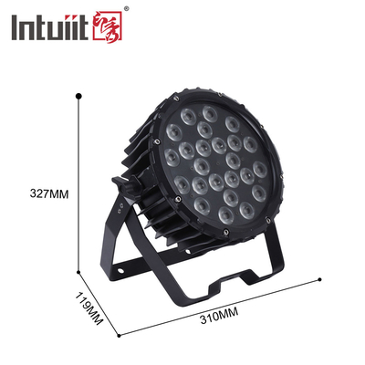 프로 스테이지 라이트 82W RGB 24*Tri-3W 실내 DMX512 슬림 플래트 LED PAR 라이트