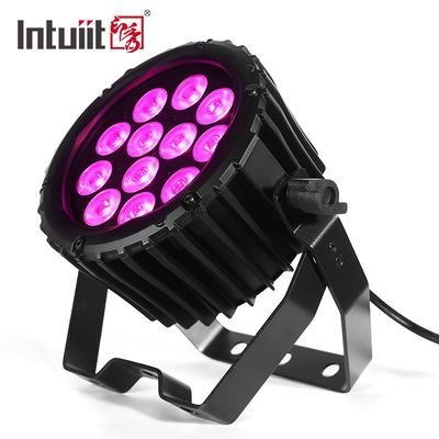 LED PAR 12x3W RGBW 풀 컬러 4IN1 RGBW 4IN1 파티 PAR 라이트 LED 플래트 PAR 월 워셔 라이트