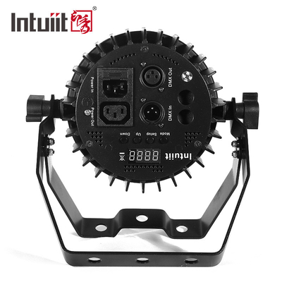 LED PAR 12x3W RGBW 풀 컬러 4IN1 RGBW 4IN1 파티 PAR 라이트 LED 플래트 PAR 월 워셔 라이트