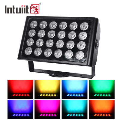 새로운 디자인 야외 건축 풍경 LED 조명 좁은 빔 각 IP65 160W RGBW DMX512 LED 플라드 라이트