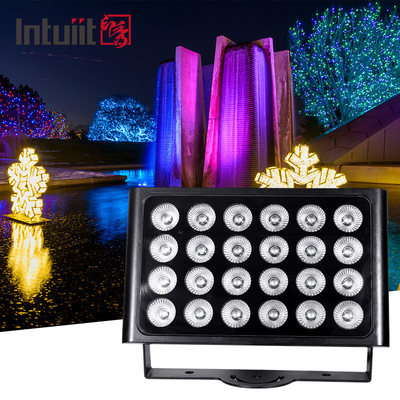 새로운 디자인 야외 건축 풍경 LED 조명 좁은 빔 각 IP65 160W RGBW DMX512 LED 플라드 라이트