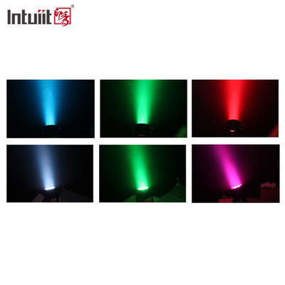 미니 LED 이동 헤드 DJ 스테이지 라이트 RGB 빔 스포트라이트 DMX 512 음성 활성화 스트로브 효과 디스코 파티 라이트