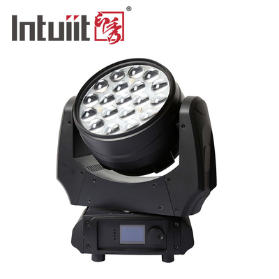 LED 이동 헤드 라이트 세척 줌 19X10W RGBW 4 in 1 LED 줌 세척 이동 헤드 dj 디스코 스테이지 라이트