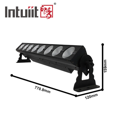 IP65 8*15W LED 스테이지 라이트 DMX RDM LED 벽 세척기 dj 바 라이트 rgb 픽셀 LED 바 스테이지 라이트