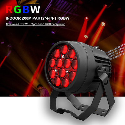 12x10W RGBW 4in1 LED Par Light 성능 및 조명 효과를위한 스테이지 조명