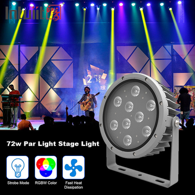 1개의 LED 정원 스포트라이트에서 IP65 72W RGBW 4