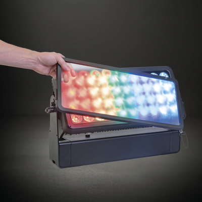 40x10W RGBW 4 in 1 LED 플라드 라이트 IP65 방수 스테이지 라이트 DMX512 제어 DJ 디스코 장비 야외 공연