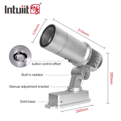 60W 고보 프로젝터 커스텀 로고 LED 라이트 HD 이미지 야외용 Ip65 회전 광고 프로젝션 라이트 웨딩용
