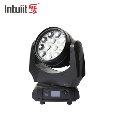 LED RGBW 4in1 무대 조명 이동 머리 나이트클럽 DJ 무대 12X10W LED 조명 LED 이동 머리 씻기
