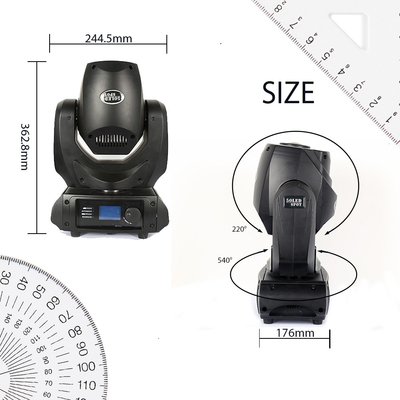 LED 50w Gobo 이동 헤드 스팟 라이트 클럽 DJ 스테이지 조명 파티 디스코 웨딩 이벤트
