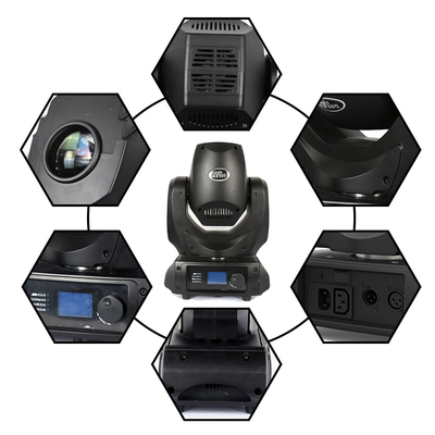 LED 50w Gobo 이동 헤드 스팟 라이트 클럽 DJ 스테이지 조명 파티 디스코 웨딩 이벤트