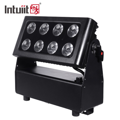 IP65 방수 벽 세탁 건물 빛 8 * 15W RGBW 4in1 LED 야외 도시 색상 빛