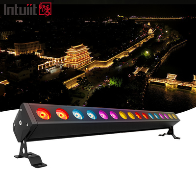 고품질 알루미늄 하우징 야외 방수 IP65 16x5w LED 벽 세탁기 선형 빛