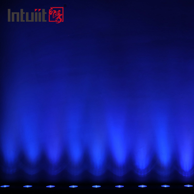 12x2W RGBW LED 스테이지 라이트 4in1 사운드 활성화 제어 DJ 라이트 바 교회 웨딩 라이트 LED 벽 세척기