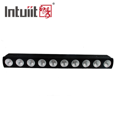 10x9W RGB DMX 3in1 LED 벽 세탁등 선형 바 세탁기 스테이지 조명