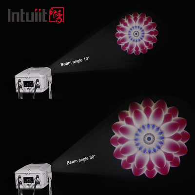 100W 방수 LED DMX 제어 물 파동 프로젝터 정원 파티 빛 물 파동 효과 프로젝터 빛