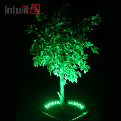 LED 트리 허그 램프 야외 dmx512 36W RGBW 다채로운 정원 스팟 조명 풍경 조명 IP65 알루미늄 LED 허그 나무 조명