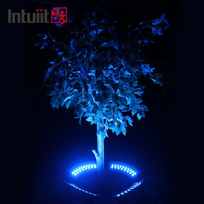 LED 트리 허그 램프 야외 dmx512 36W RGBW 다채로운 정원 스팟 조명 풍경 조명 IP65 알루미늄 LED 허그 나무 조명