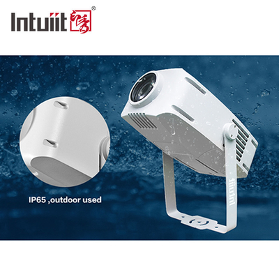 사용자 지정 로고 야외 정면 조명 IP65 방수 200W LED RGBW 회전 Gobo 프로젝터 Gobo 빛