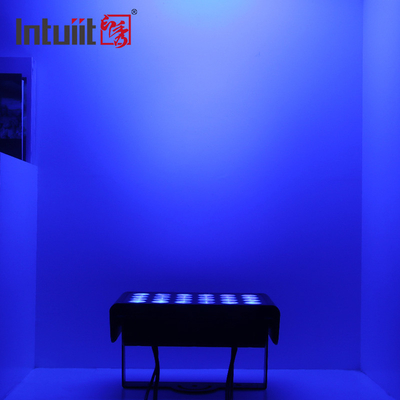 방수 24pcs 160w LED 홍수 조명 RGBW 4 In 1 도시 컬러 라이트 24*10w 야외 LED 벽 세탁기 스테이지 조명