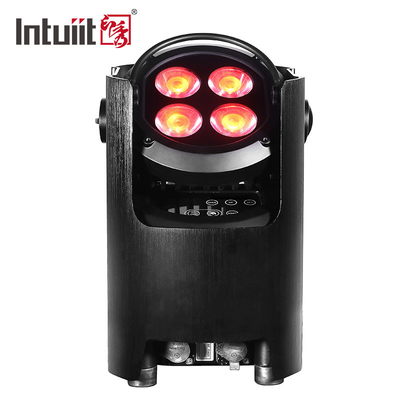 4x12W RGBW LED PAR 스테이지 라이트 배터리 업라이트 무선 업라이트 DJ 웨딩