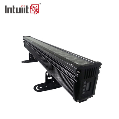 18x8W LED 벽 씻기 라이트 18pcs 4in1 방수 DMX 제어 벽 씻기 라이트 DJ 디스코 파티 바