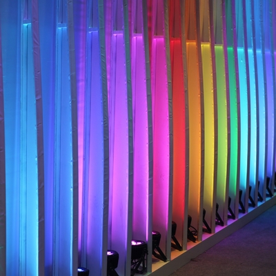 프로 12pcs 4in1 12x3W LED 야외 PAR 캔 라이트 무대 조명 RGBW 알루미늄 합금 DJ 세탁 패르 나이트클럽 라이트