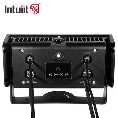 80W 야외 IP65 사각형 DMX RGBW LED 홍수 조명 건물 전면 LED 벽 세탁기 홍수 조명
