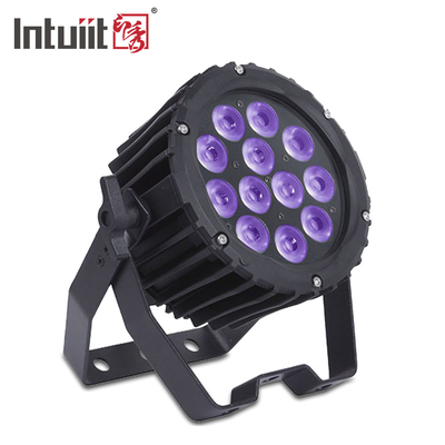 실내 4인1 LED 미니 패트 캔 라이트 12x3w RGB 패트 라이트 파티 호텔