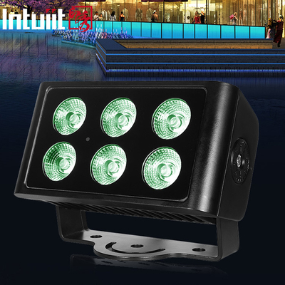 6x5W 4in1 야외 dmx rgbw IP65 LED 벽 세척기 LED 홍수 조명