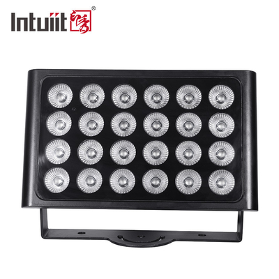 24PCS 10w 방수 LED 벽 세탁기 라이트 고전력 LED 홍수 라이트 RGBW LED 도시 컬러 라이트